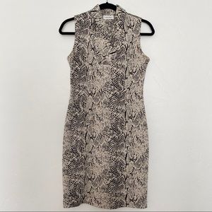 Calvin Klein Snake Print Dress